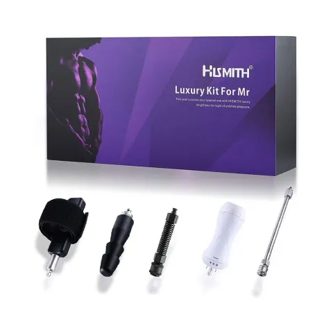 Набор адаптеров «для него» для секс-машин Hismith KlicLok System Set for Him с мастурбатором