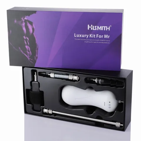 Набор адаптеров «для него» для секс-машин Hismith KlicLok System Set for Him с мастурбатором