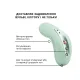 Накладной вибратор Fun Factory LAYA III sage green, эффект постукивания пальцем