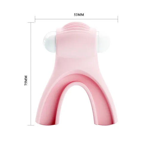 Насадка для орального сексу - Pretty Love Elsa Mouth Stimulator Light Pink