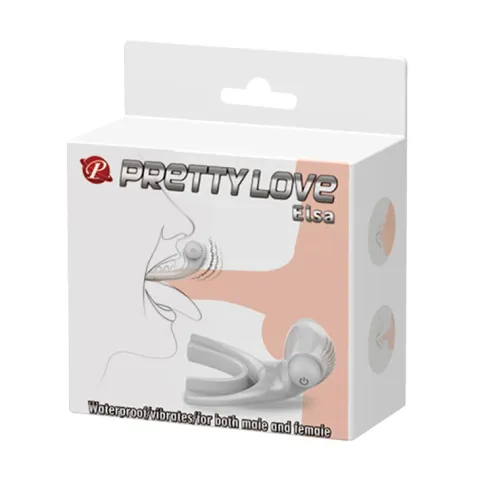 Насадка для орального сексу - Pretty Love Elsa Mouth Stimulator Light Pink