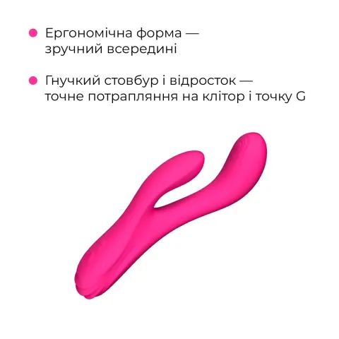 Осцилювальний смарт вібратор-кролик для точки G Lovense Osci 3, підігрів