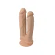 Подвійний фалоімітатор з вібрацією SilexD Double Gusto Vibro Flesh (Model 1 size 8