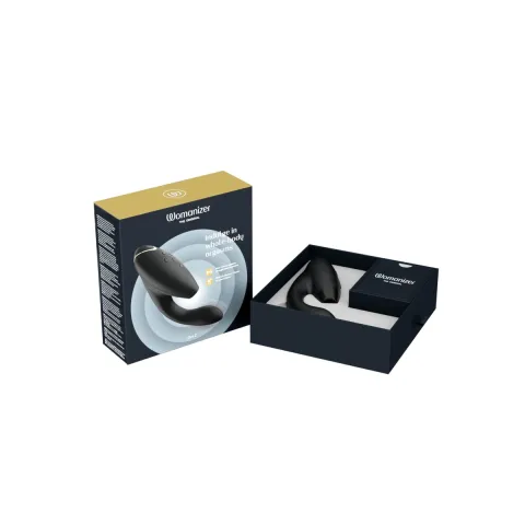 Двойной вакуумный стимулятор клитора Womanizer Duo 2 — Black, независимые моторы