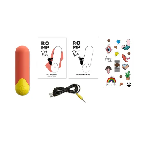 Мощный вибрирующий шар Romp Riot Light orange