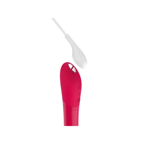Мощная вибратор-шарик Tango X Cherry Red от We-Vibe, 7 режимов вибрации, 8 уровней интенсивности