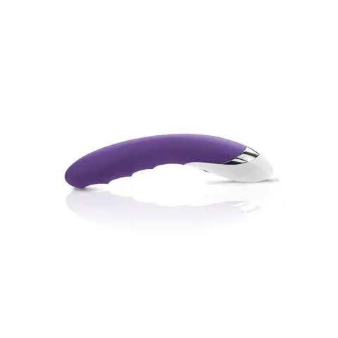 Мощный вибратор Mystim Sassy Simon Purple с двумя моторами и стимулирующим облегчением
