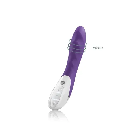 Мощный вибратор Mystim Sassy Simon Purple с двумя моторами и стимулирующим облегчением
