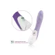 Мощный вибратор Mystim Sassy Simon Purple с двумя моторами и стимулирующим облегчением