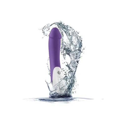 Мощный вибратор Mystim Terrific Truman Purple с двумя моторами и ярко выраженной головкой