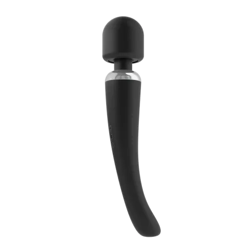 Потужний вібромасажер Dorcel Megawand Black перезаряджуваний, 160 режимів