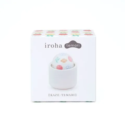 Мощный вибратор-шарик IROHA TEMARI Kaze, не передающий вибрацию на футляр