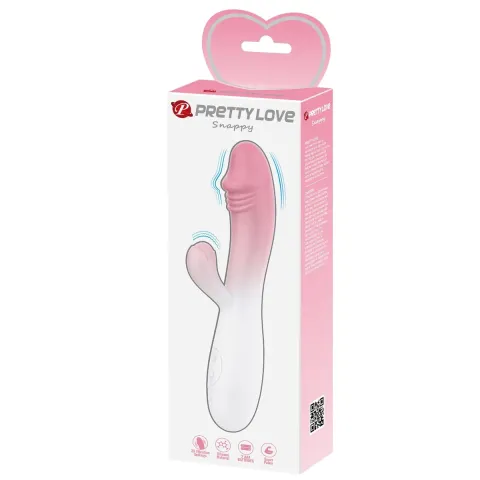 Вібратор - Pretty Love Snappy White/Light Pink