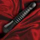 Пульсатор Blush Temptasia – Lazarus Thrusting Dildo – Black, ребристий стовбур, 3 швидкості