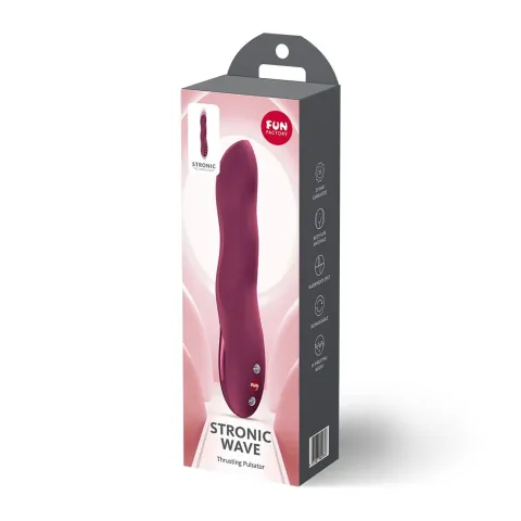 Пульсатор для точки G Fun Factory Stronic Wave, бордовый