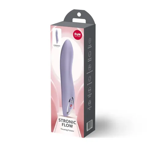 Пульсатор Fun Factory Stronic Flow Light Violet, 8 режимів роботи, перезаряджуваний