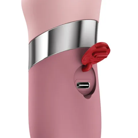 Пульсатор Fun Factory Stronic Oceania Soft Pink, 8 режимов работы, перезаряжаемый