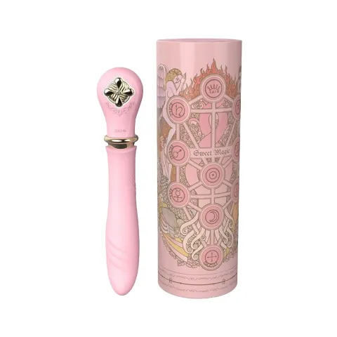Пульсатор с подогревом Zalo Sweet Magic — Desire Fairy Pink, турбо-режим