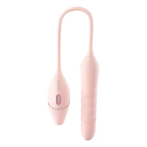 Пульсатор з вакуумним стимулятором KISSTOY Cathy III Pink, 5 режимів вакууму, 10 режимів пульсації