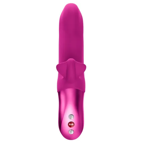 Пульсатор с вибрацией клиторального отростка Fun Factory BI STRONIC FUSION Magenta, 2 мотора