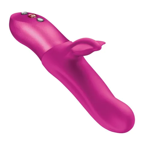 Пульсатор с вибрацией клиторального отростка Fun Factory BI STRONIC FUSION Magenta, 2 мотора