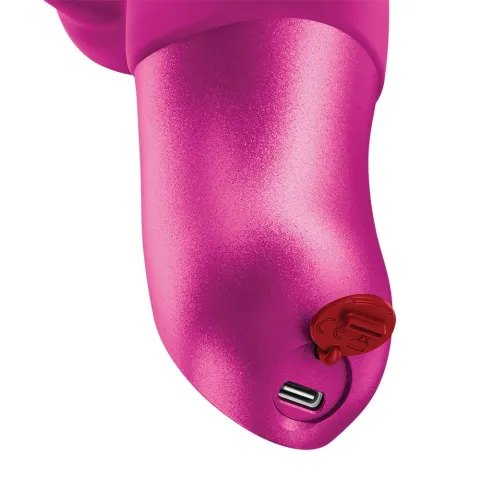 Пульсатор с вибрацией клиторального отростка Fun Factory BI STRONIC FUSION Magenta, 2 мотора