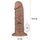 Реалістичний вібратор - King-Sized Realistic Chubby Vibrating Dildo 10.5
