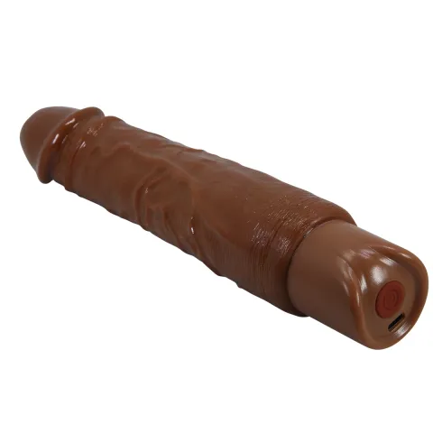 Реалістичний вібратор - Pretty Love Rufus Realistic Vibrating Dildo Brown
