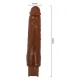 Реалистичный вибратор — Pretty Love Soren Realistic Vibrating Dildo Brown