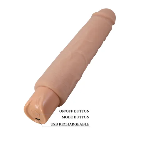 Реалістичний вібратор - Pretty Love Soren Realistic Vibrating Dildo Flesh