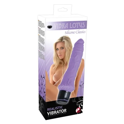 Реалістичний вібратор - Vibra Lotus Lila Vibrator