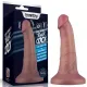 Реалистичный вибратор — Vibrating Dual Density Power Cock 6''