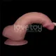 Реалістичний вібратор - Vibrating Dual Density Power Cock 8.5''
