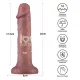 Реалістичний вібратор - Vibrating Dual Density Power Cock 8''