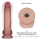 Реалістичний вібратор - Vibrating Sliding Skin ProII Dual Layer Silicone Dong 8.5