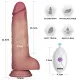 Реалістичний вібратор - Vibrating Sliding Skin ProII Dual Layer Silicone Dong 8.5
