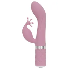 Розкішний вібратор-кролик Pillow Talk - Kinky Pink з кристалом Сваровські, потужний