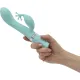 Роскошный вибратор-кролик Pillow Talk — Kinky Teal с кристаллом Сваровски, мощный