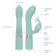 Роскошный вибратор-кролик Pillow Talk — Kinky Teal с кристаллом Сваровски, мощный