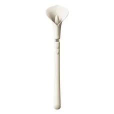 Розкішний вібромасажер Zalo – Calla Ivory White, двосторонній, 2 мотори