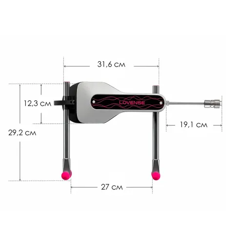 Міні-смарт секс-машина Lovense Mini Sex Machine, підходить для вебкам, 260 фрикцій/хв, дуже легка
