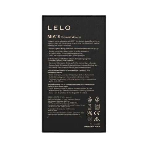 Роскошный виброшарик LELO Mia 3 Deep Rose