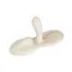 Sit-on-top смарт-вибратор Zalo – Flora Smart Vibrating Pad, цвет «Ivory White», 9 моторов