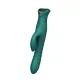 Умный пульсатор-кролик с вибрацией Zalo Mose 2 Turquoise Green, подогрев до 42 °C, кристалл Swarovski