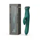 Умный пульсатор-кролик с вибрацией Zalo Mose 2 Turquoise Green, подогрев до 42 °C, кристалл Swarovski