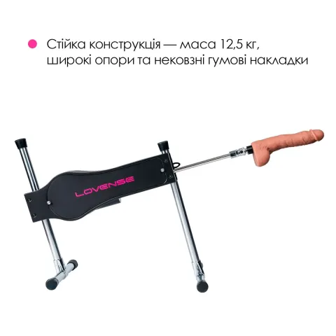 Умная секс-машина Lovense Sex Machine, два штока и фаллоимитаторы, подходит для веб-камеры