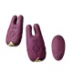 Смарт-вибратор для груди Zalo — Nave Velvet Purple, пульт ДУ, управление через приложение