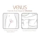 Смарт-вибратор для пар Adrien Lastic Venus + приложение, двойной, можно носить под одеждой, 10 режимов