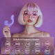 Смарт-вибратор Magic Motion Ponder Purple, двойная стимуляция, виброяйцо + язычок для клитора