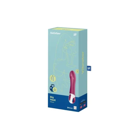 Смарт-вібратор точки G Satisfyer Big Heat з функцією підігріву